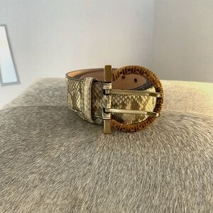 FERRAGAMO SNAKE SKIN BELT
